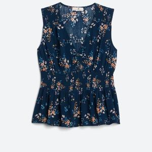 Daisy & Delilah Ella Button Detail Peplum Top Stitch Fix